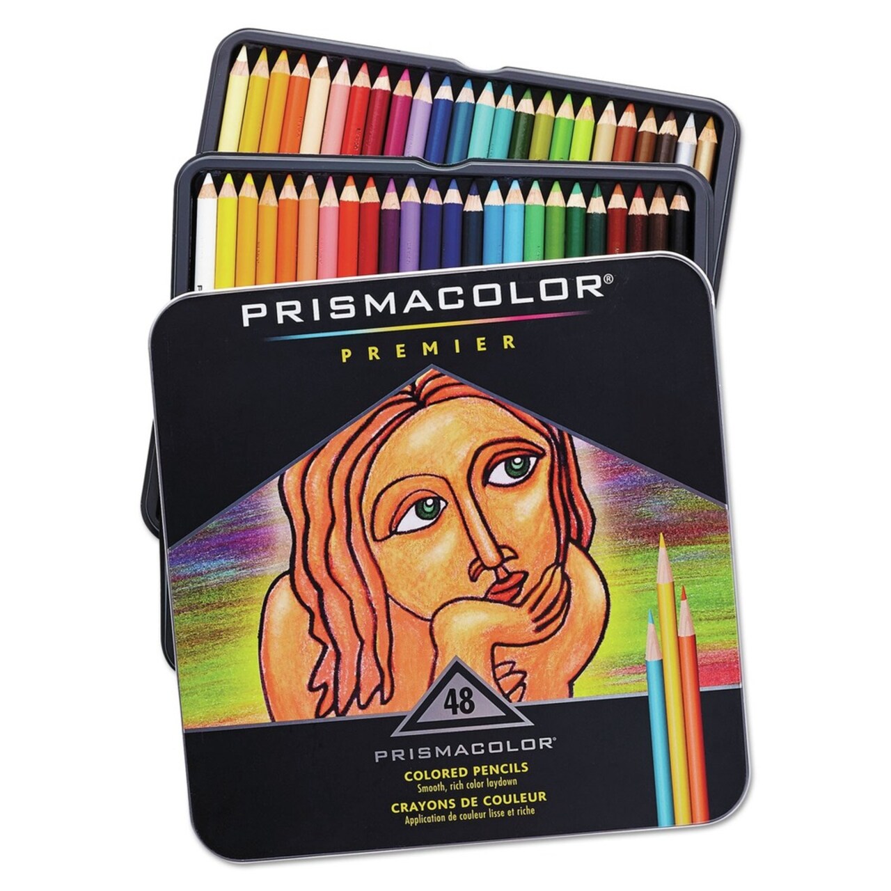 Prismacolor 3 mm. 2B Premier Colored Pencil - Assorted Lead and Barrel Colors (1-Set)